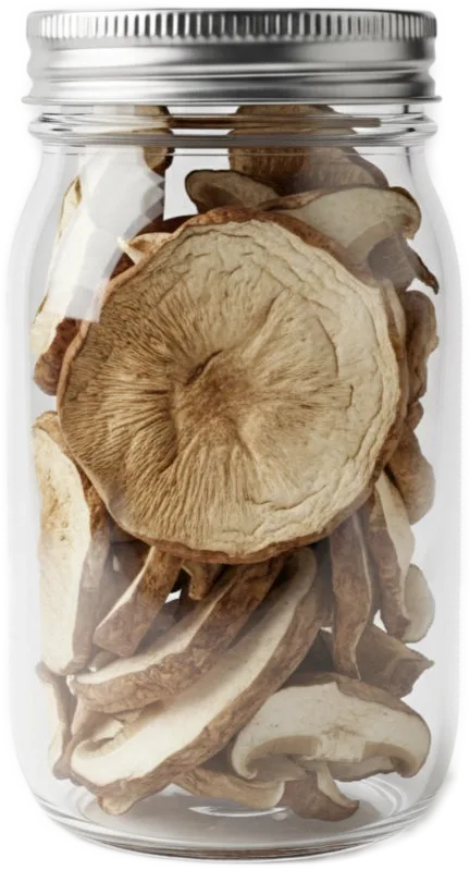 Dried King Oyster — real GMF photography